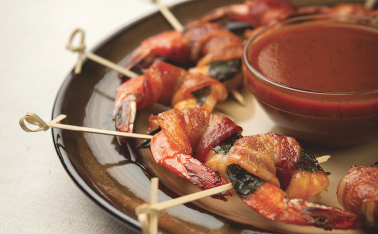 Bacon Basil-Wrapped Shrimp Recipe