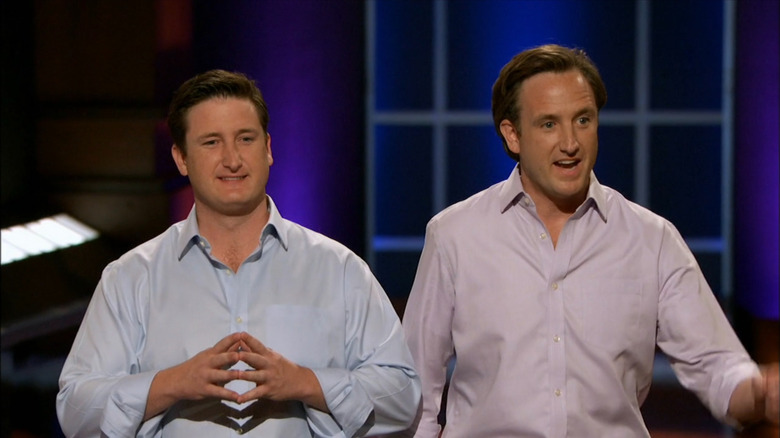 Fleming brothers photographed on Shark Tank