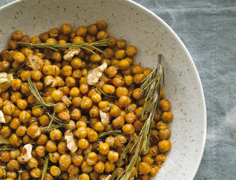 Baked Chickpeas With Toasted Walnuts, Rosemary And Chili Recipe