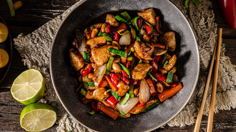 Chicken and vegetable stir-fry