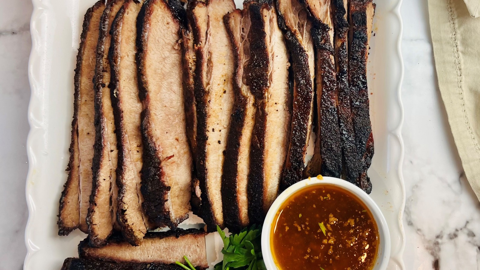 Barbecue Brisket And Cowboy Butter Recipe