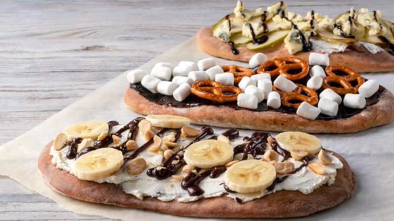 Three kinds of beaver tail pastries