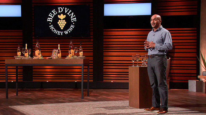 Ayele Solomon owner of Bee D'Vine honey wine on Shark Tank