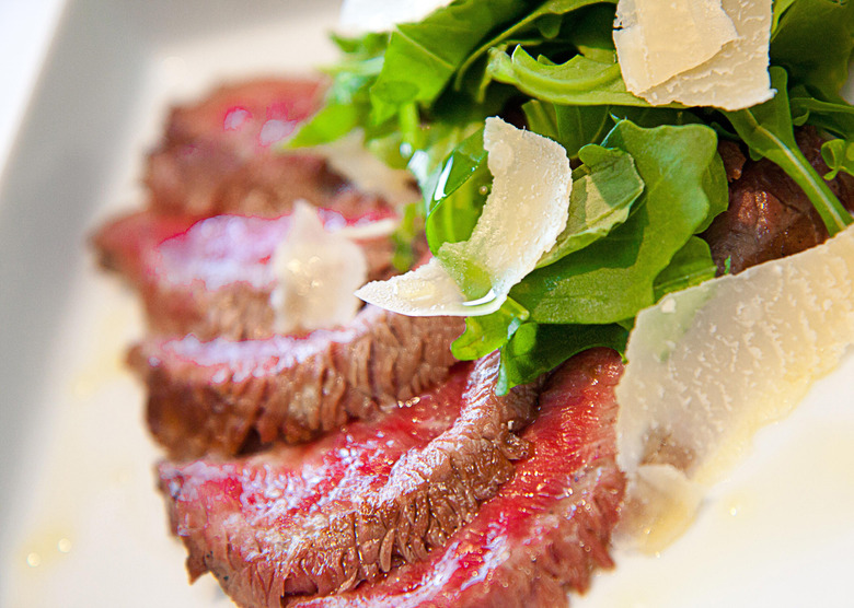 Tagliata with Rucola and Parmiggiano, courtesy of Florentine chef Beatrice Segoni