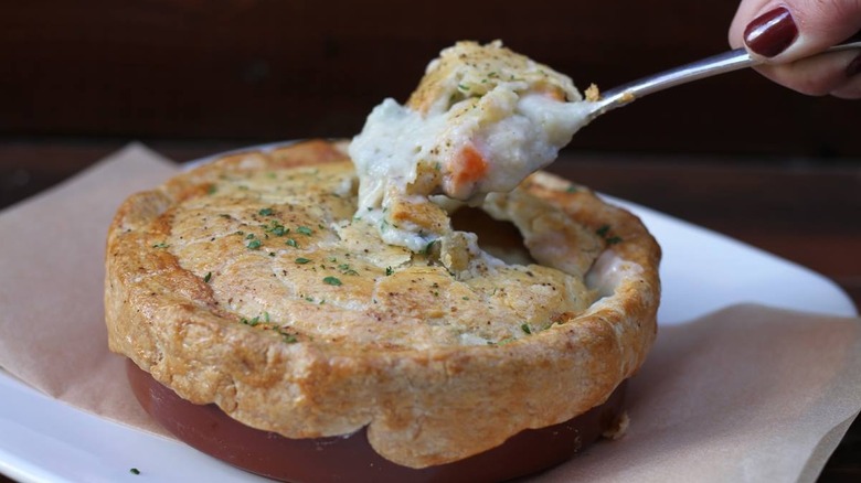 Lazy Dog chicken pot pie