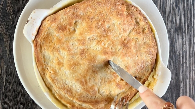Metro Diner chicken pot pie