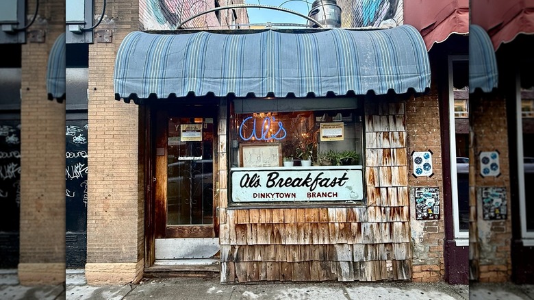 Al's Breakfast restaurant exterior.