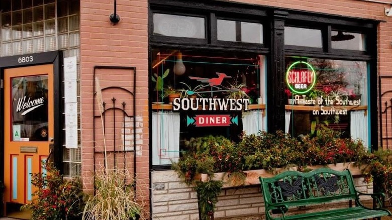 Southwest Diner restaurant exterior.
