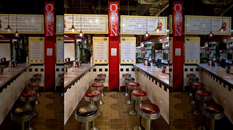 Dutch Eating Place restaurant interior.