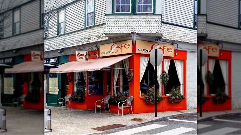 Corner Cafe restaurant exterior.