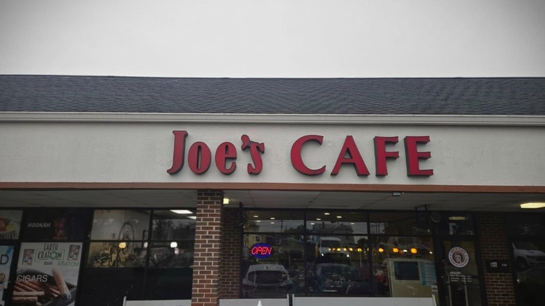 Joe's Cafe restaurant exterior.