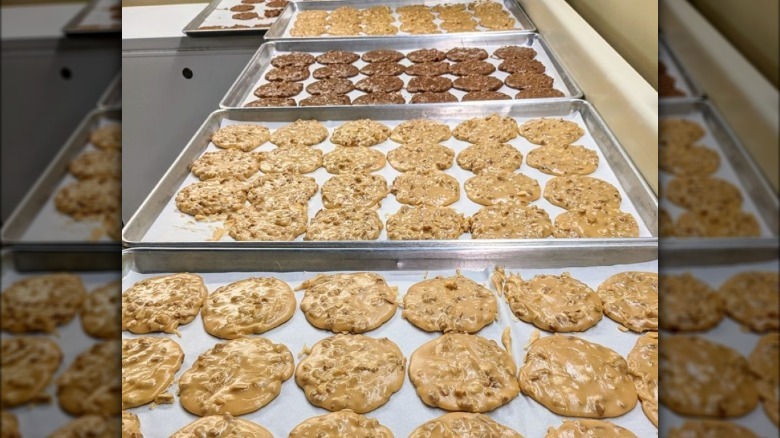 Trays of pralines at Leah's Pralines