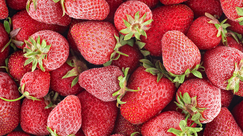 Frozen strawberries