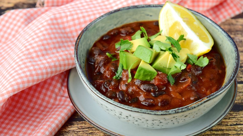 vegan black bean chili