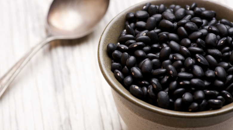 bowl of black beans