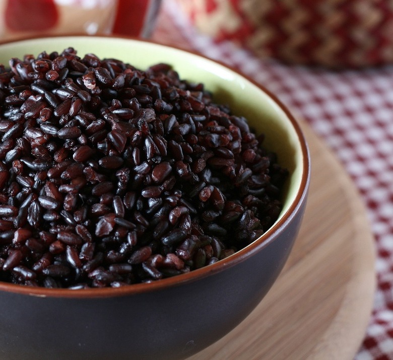 black rice pudding