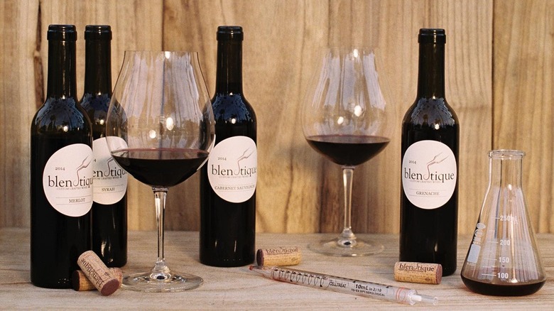 Blendtique wine kit components