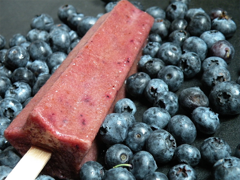 Blueberry Basil Martini Pops Recipe