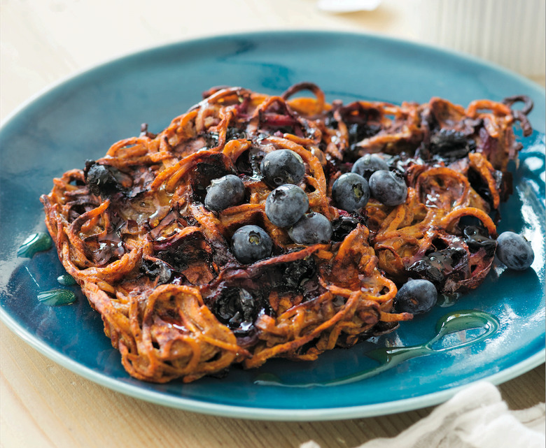 Blueberry Sweet Potato Waffles Recipe