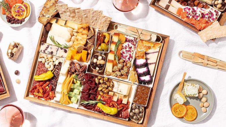 Boarderie charcuterie board spread