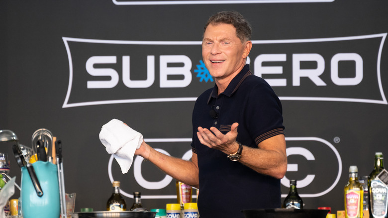 Bobby Flay at food festival.