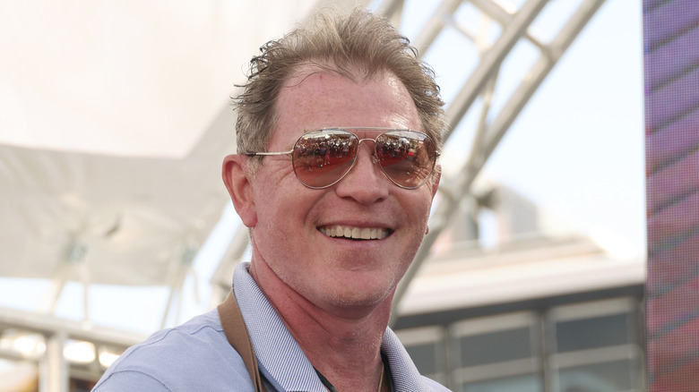 Chef Bobby Flay wearing sunglasses