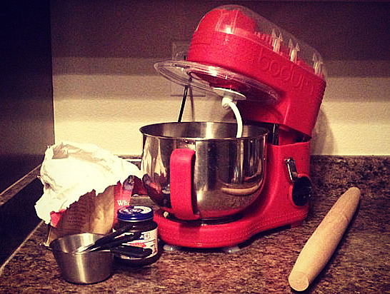 The Bodum Electric Stand Mixer provides all of the same basic functions as a KitchenAid.