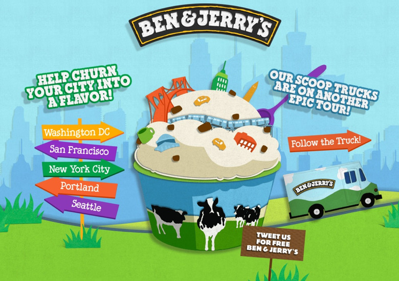 Voting is now open for five custom city Ben & Jerry's flavors.