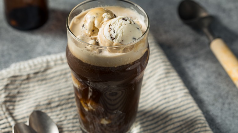 Irish stout ice cream float