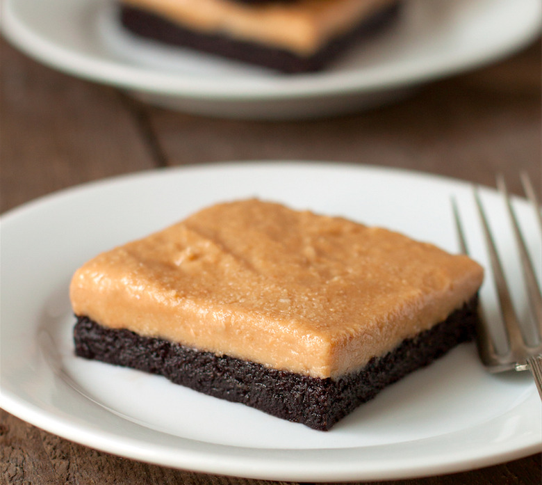 That top layer that looks like mostly peanut butter? It's mostly peanut butter. We love it too!