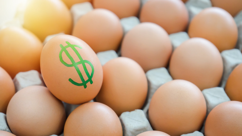 egg with dollar sign