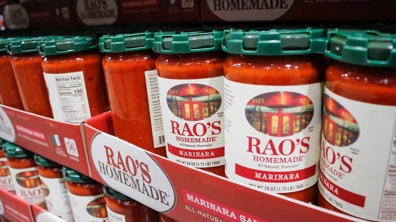 Rao's Homemade sauce in jars