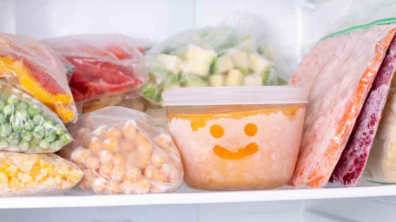items in the freezer