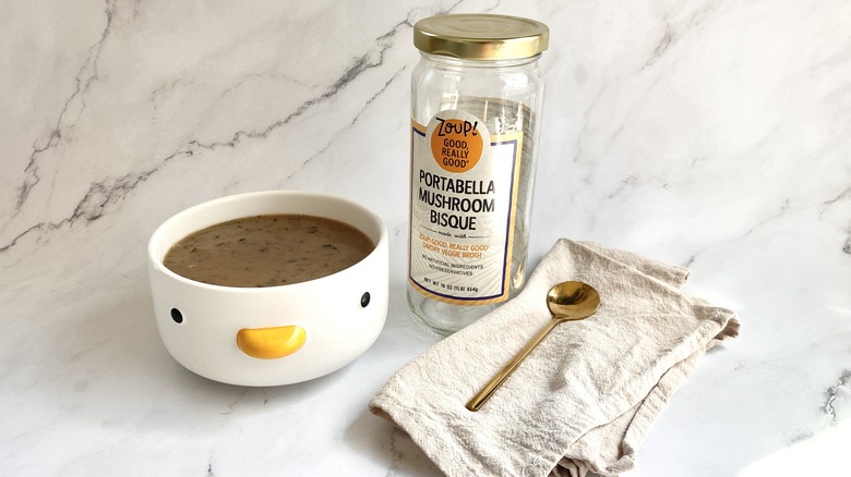 Zoup Fresh Soup Company portabella mushroom bisque
