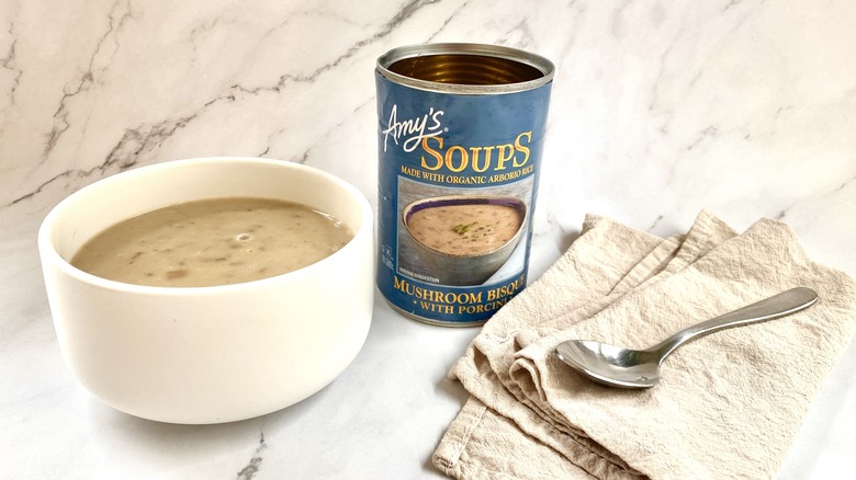 Amy's mushroom bisque