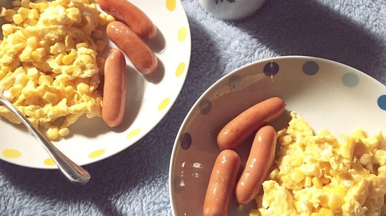 eggs with corn