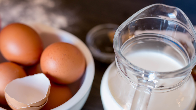 eggs with coconut milk