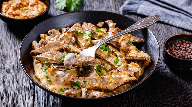 creamy stroganoff