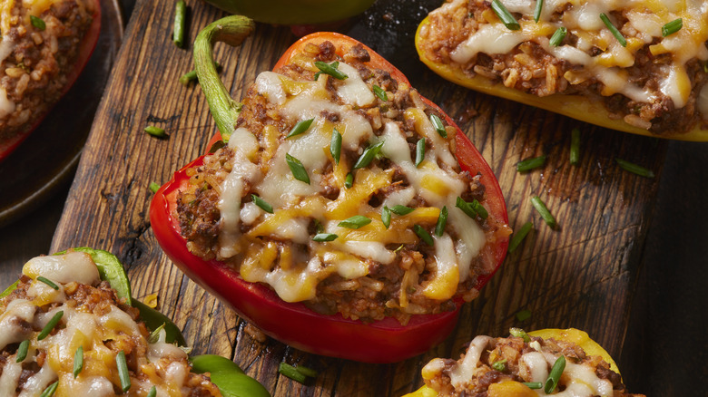 creamy stuffed peppers