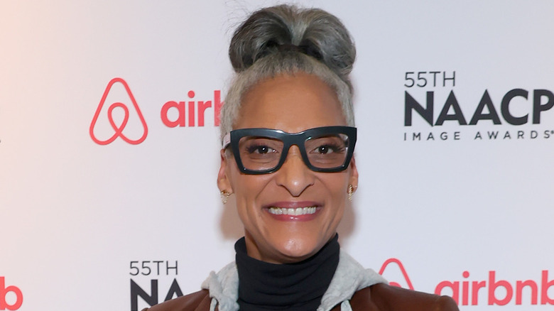 Carla Hall on red carpet