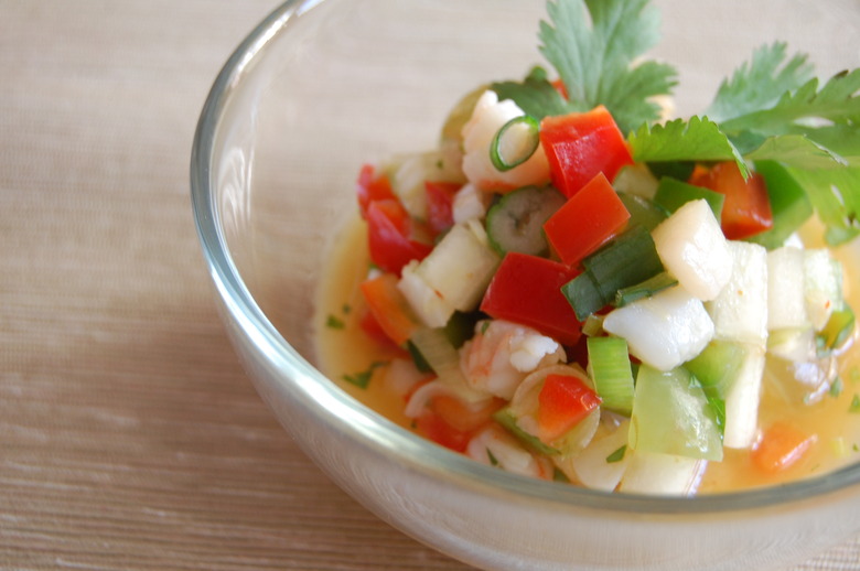 A fruity ceviche recipe is just about the most summer-friendly dish we can think of.