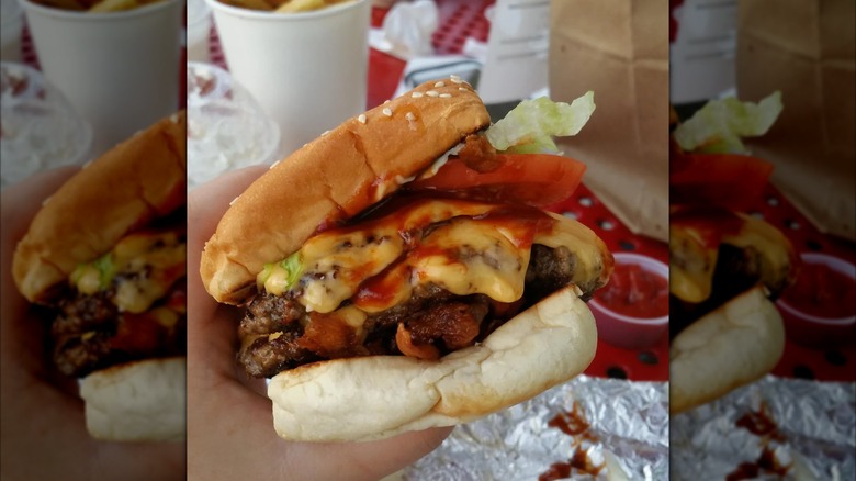 Bacon Cheeseburger from Five Guys