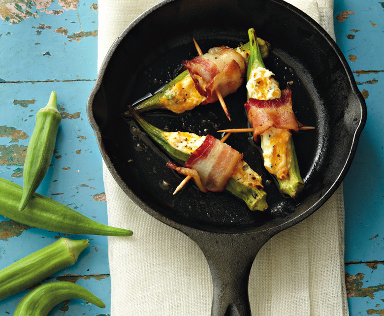 Cheese And Bacon Okra Poppers Recipe