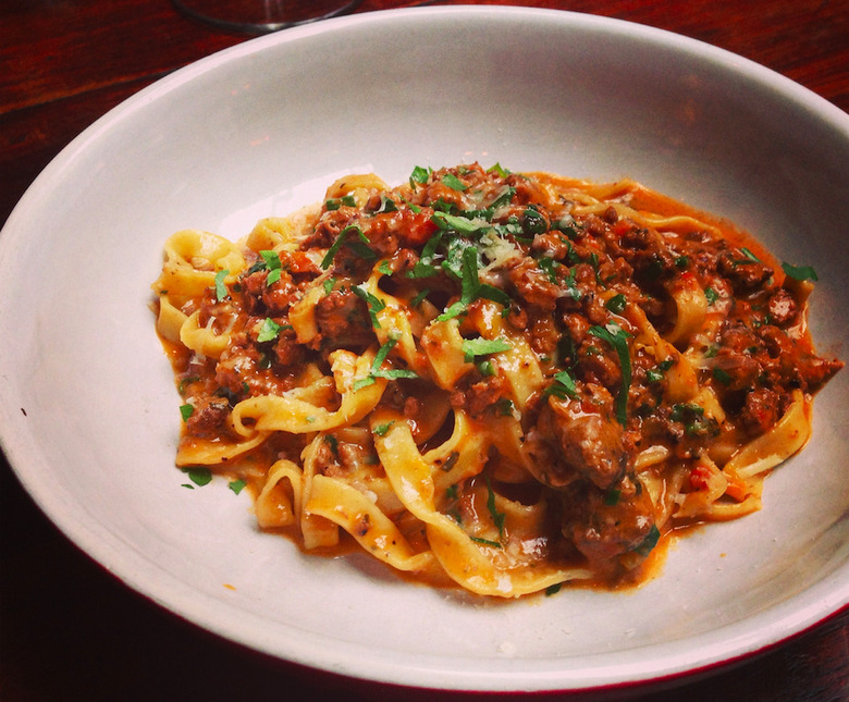 Chef Ed Cotton Makes Some Mean Fettuccine Bolognese. Here's The Recipe.