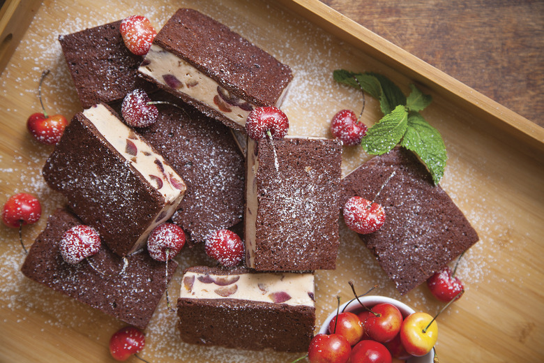 cherry ice cream sandwiches