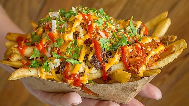 Kimchi fries from Chi'lantro