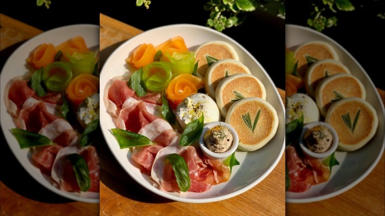 Ham e burrata Monteverde