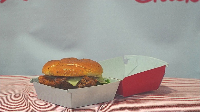 Chick-fil-A  Spicy Jalapeño Ranch Club Chicken Sandwich.