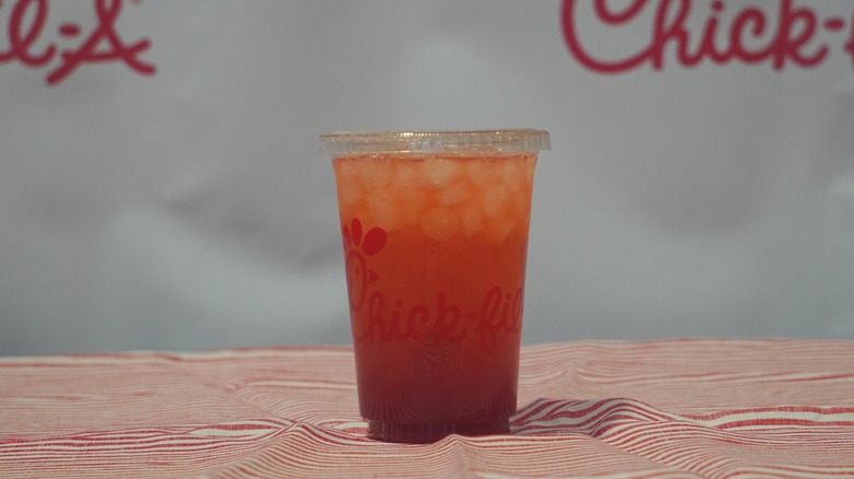 Chick-fil-A Strawberry Hibiscus Sunjoy.