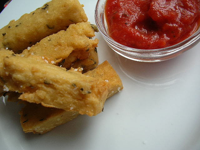 These chickpea fries don't need no stinkin' potatoes
